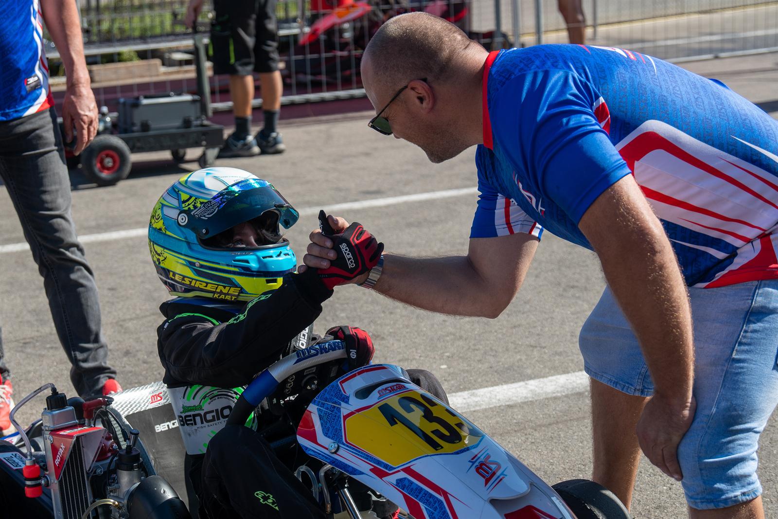 Kart race at Rotax Cup Wohlen